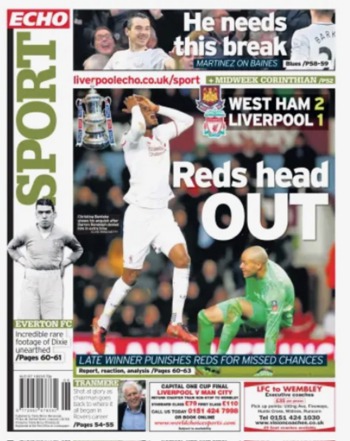 Liverpool Echo Backpage