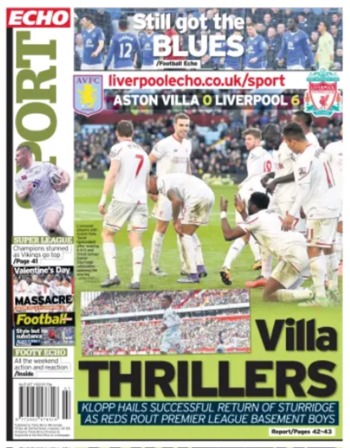 Liverpool Echo Backpage