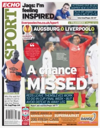 Liverpool Echo Backpage