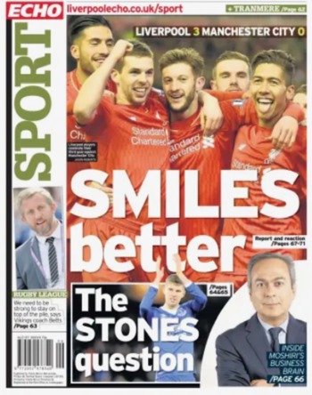 Liverpool Echo Backpage