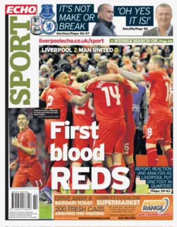Liverpool Echo Backpage
