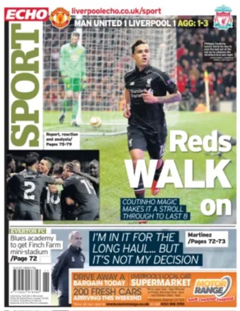 Liverpool Echo Backpage