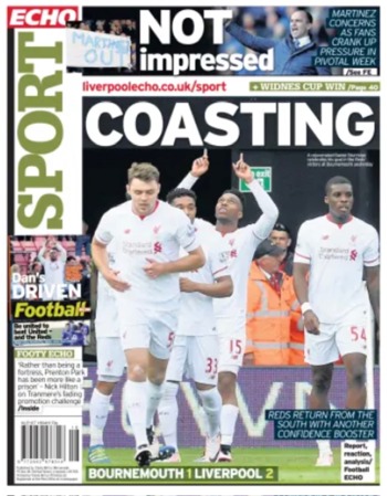 Liverpool Echo Backpage