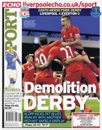 Liverpool Echo Backpage
