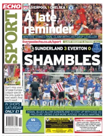 Liverpool Echo Backpage