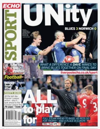 Liverpool Echo Backpage
