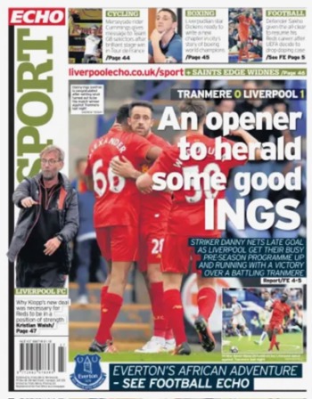 Liverpool Echo Backpage
