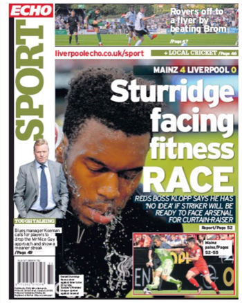 Liverpool Echo Backpage