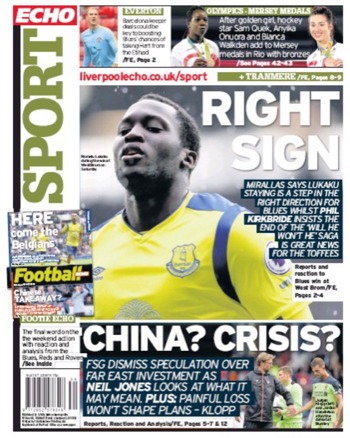 Liverpool Echo Backpage