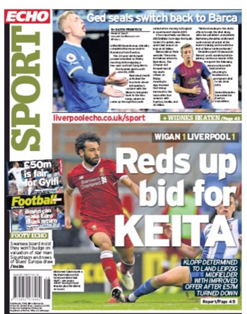 Liverpool Echo Backpage