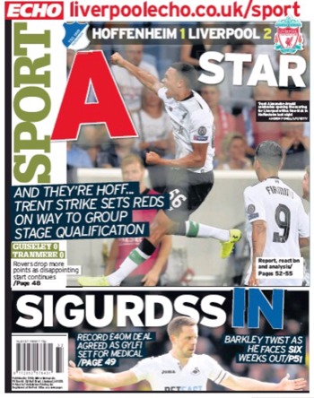 Liverpool Echo Backpage