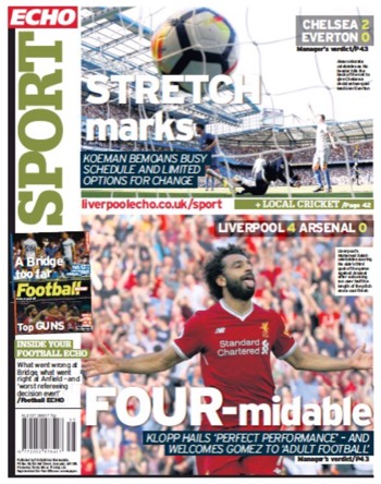 Liverpool Echo Backpage