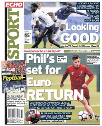 Liverpool Echo Backpage