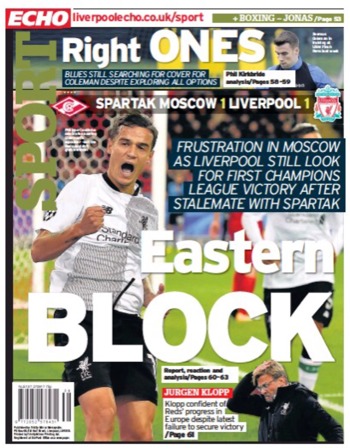 Liverpool Echo Backpage