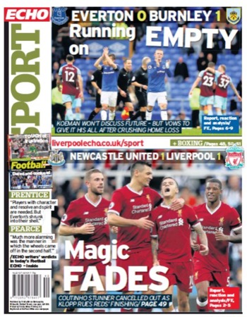 Liverpool Echo Backpage