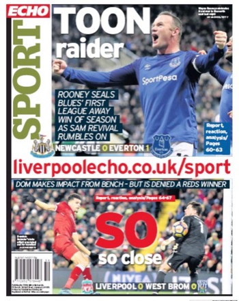 Liverpool Echo Backpage