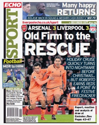 Liverpool Echo Backpage