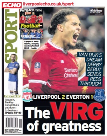 Liverpool Echo Backpage