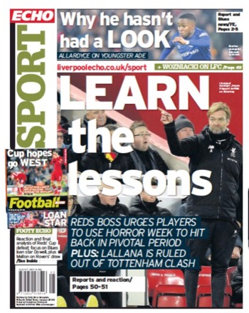 Liverpool Echo Backpage