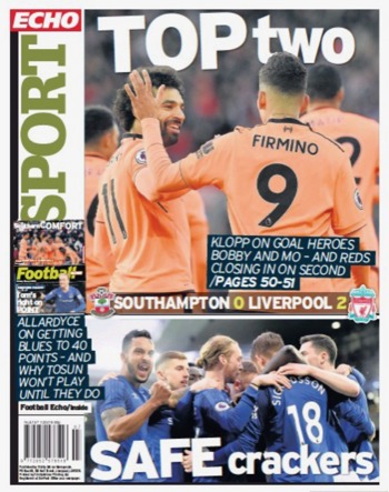 Liverpool Echo Backpage