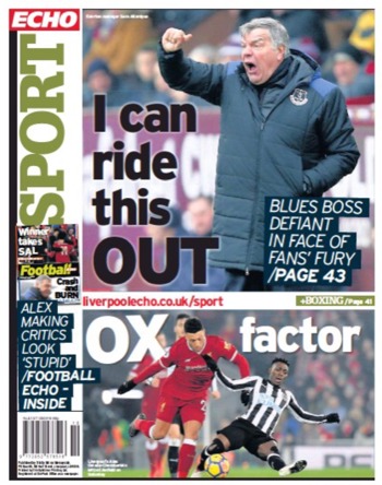 Liverpool Echo Backpage