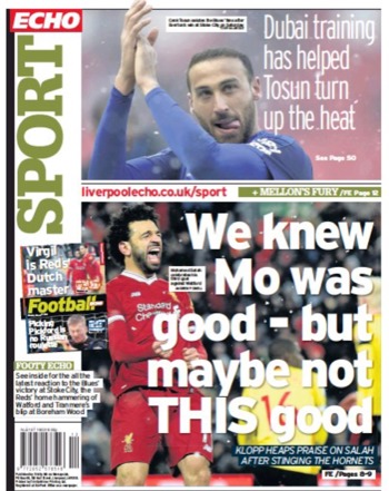 Liverpool Echo Backpage