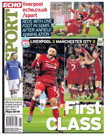 Liverpool Echo Backpage