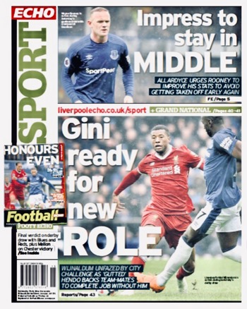 Liverpool Echo Backpage