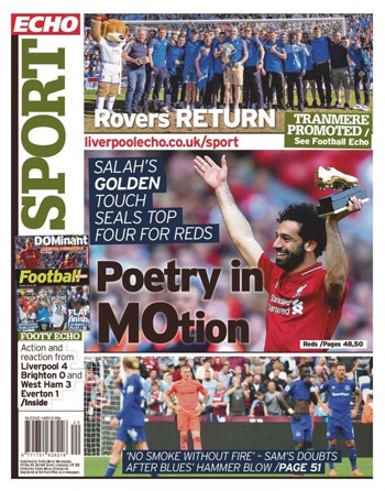 Liverpool Echo Backpage