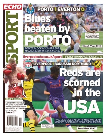Liverpool Echo Backpage