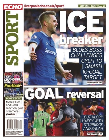 Liverpool Echo Backpage