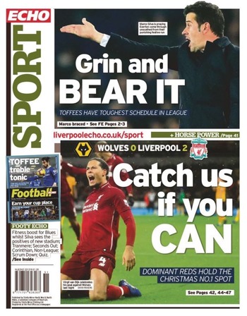Liverpool Echo Backpage
