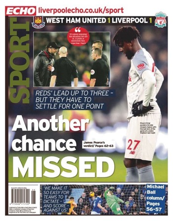 Liverpool Echo Backpage