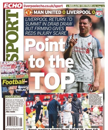 Liverpool Echo Backpage
