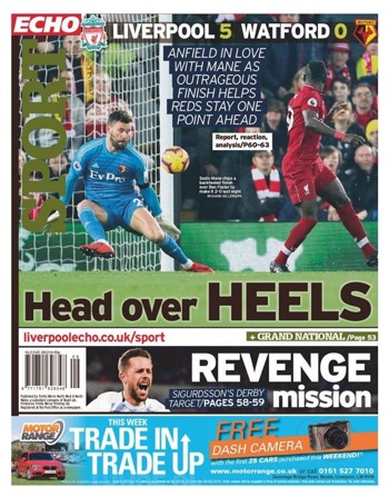 Liverpool Echo Backpage