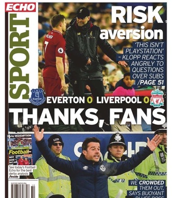 Liverpool Echo Backpage