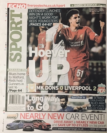 Liverpool Echo Backpage