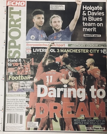 Liverpool Echo Backpage