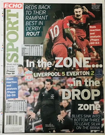 Liverpool Echo Backpage