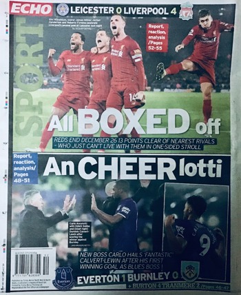 Liverpool Echo Backpage