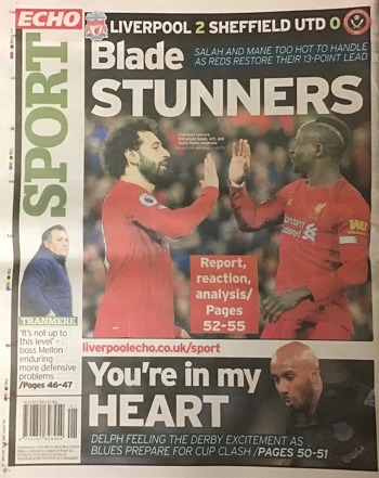 Liverpool Echo Backpage