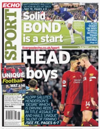 Liverpool Echo Backpage