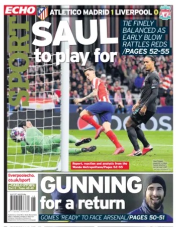 Liverpool Echo Backpage