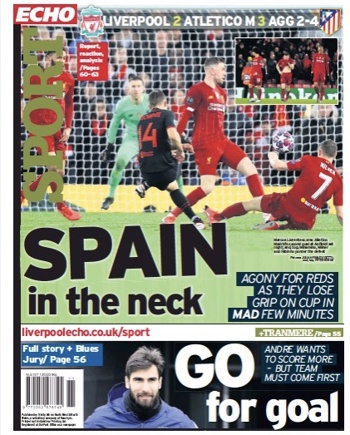 Liverpool Echo Backpage