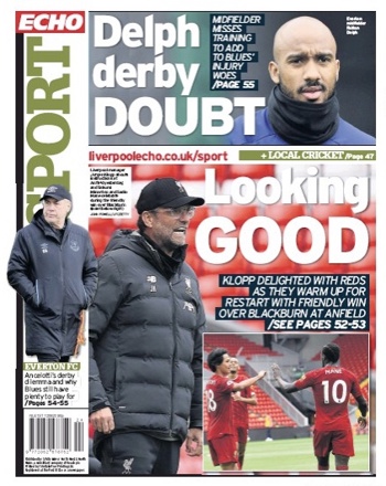 Liverpool Echo Backpage