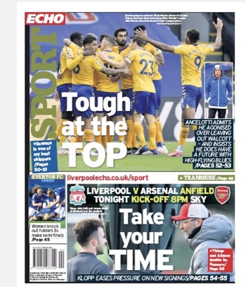 Liverpool Echo Backpage