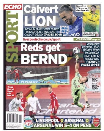 Liverpool Echo Backpage