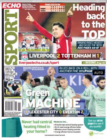 Liverpool Echo Backpage