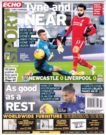 Liverpool Echo Backpage
