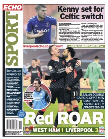 Liverpool Echo Backpage